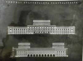 Csepeli Kultúrpalota Tervpályázata, 17 db fotó, 18×23 cm
