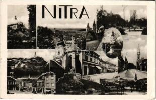 1948 Nyitra, Nitra; mozaiklap / multi-view postcard (EK)