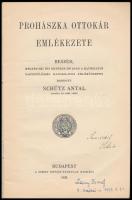 Schütz Antal: Prohászka Ottokár emlékezete. Beszéd, melyet 1927. évi október hó 18-án a katholikus n...