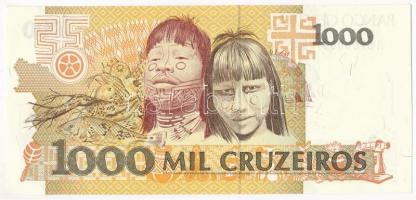 Brazília 1990-1991. 1000C T:I- 
Brazil 1990-1991. 1000 Cruzeiros C:AU
Krause P#231b