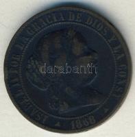 Spanyolország 1868. 2 1/2c Izabella T:3 ph.