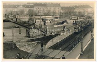 Budapest II. Széll Kálmán tér, villamosok. photo