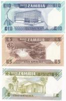 Zambia 1980-1988. 2-5-10K (3xklf) T:I,I-
Zambia 1980-1988. 2-5-10 Kwacha (3xdiff) C:UNC,AU
Krause ...