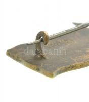 Osztrák-Magyar Monarchia ~1915. A Császári és királyi besztercei 63. gyalogezred zománcozott bronz j...