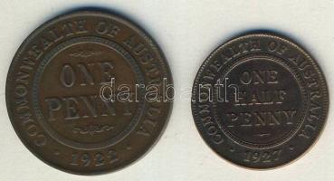 Ausztrália 1922-27. 1/2P, 1P V.György T:2/3