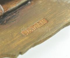 1918. HONSz (A Hadirokkantak, Hadiözvegyek és Hadiárvák Országos Nemzeti Szövetsége) zománcozott, ar...