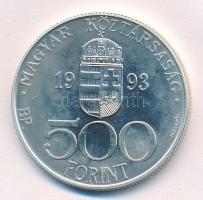 1993. 500Ft Ag "Integráció Az Európai Közösségbe" kapszulában, tanúsítvánnyal T:BU Adamo E...