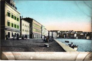 1906 Mali Losinj, Lussinpiccolo; Riva Francesco Ferdinando / shore, hotel and restaurant (EK)