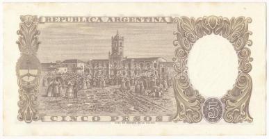 Argentína 1960-1962. 5P T:I-
Argentina 1960-1962. 5 Pesos C:AU
Krause P#275