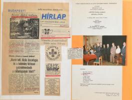 Bánsági András (1914-1993) grafikus hagyatéka. Grafikáinak nyomólemezei, linók, rézkarcok dúcai. Nag...