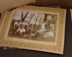 Fél banánosládányi fotó tétel az 1800-as évektől. Vizitkártyák, tablófotók, kabinetfotók, stb. Sokfé...