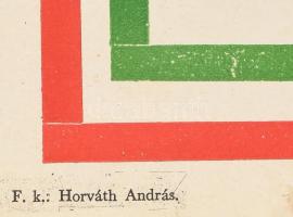 1951 Bp., Felhívás a falvak és tanyák dolgozó parasztjaihoz, hirdetmény, 84×58 cm