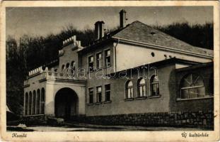 1940 Komló, Új kultúrház. Nemesi József kiadása (fa)