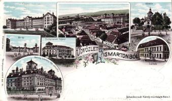 Kismarton with hotel, castle (Rb)