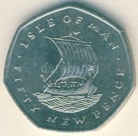 Man-sziget 1975. 50p "Viking hajó" T:2