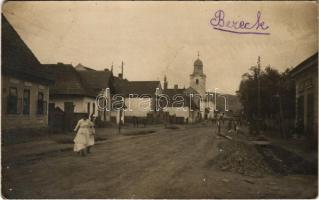 1917 Bereck, Bereczk, Bretcu; utca, templom, Knell Bogdán üzlete / street, church, shop. photo