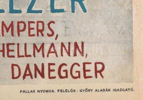 Egyszer vagyunk fiatalok (Bal paré). Moziplakát (filmplakát, rácsplakát), 1940. Ilse Werner, Paul Ha...