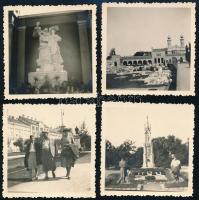 1940 Székesfehérvári részletek, 4 db fotó, 6×6 cm