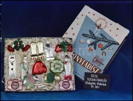 cca 1960-1970 Édesipari termékek színes negatívjai, 8 db, 6×9 cm