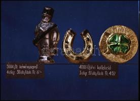 cca 1960-1970 Édesipari termékek színes negatívjai, 8 db, 6×9 cm