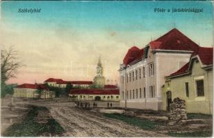 Székelyhíd, Sacueni; Fő tér, Járásbíróság / main square, county court