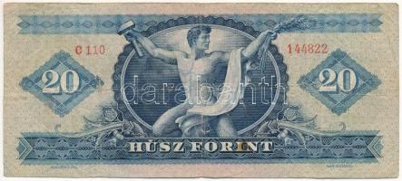 1949. 20Ft "C 110 144822" T:III- Adamo F10