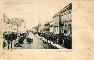 1901 Győr, Baross út, Spitzer Imre üzlete, fogorvos
