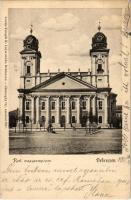 1902 Debrecen, Református nagytemplom. Telegdi K. Lajos utóda kiadása, Haranghy Gy. amateur felvétele