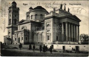 1906 Eger, nagytemplom (EK)