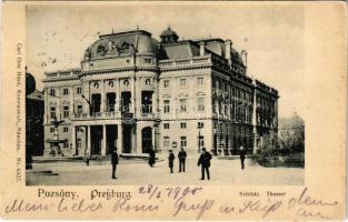 1900 Pozsony, Pressburg, Bratislava; színház / theatre