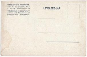 Budapest II. Császár fürdő, villamos és szénsavas vízfürdő (fl)