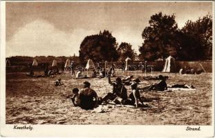 1929 Keszthely, strand (fa)