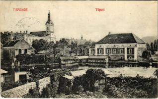 1912 Tapolca, Tópart, templom (fl)