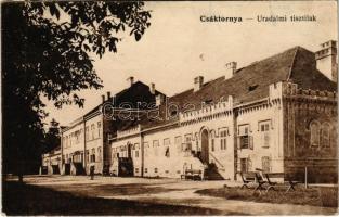 1917 Csáktornya, Cakovec; Uradalmi tisztilak (Zalaújvári kastély) / officers house (castle) (EK)