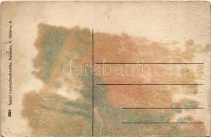 Balatonlelle, Cristofoli-Stenzer nyaralók, Angyi Villa. Vasúti levelezőlapárusítás 6894. (Rb)