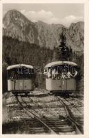 Tátralomnic mit Bahn Foto AK (EB)