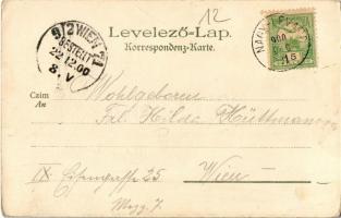 1900 Herkulesfürdő, Baile Herculane; Kunstanstalt Kosmos 140. litho s: Geiger R. (EK)