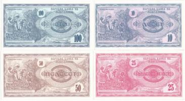 Macedónia 1992. 10D-100D (4xklf) T:I
Macedonia 1992. 10 Denari - 100 Denari (4xdiff) C:UNC