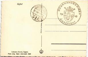 1940 Máramarossziget, Sighetu Marmatiei; Str. Bogdan Bo., Tribunalul / utca, bíróság, Baruch Steinme...