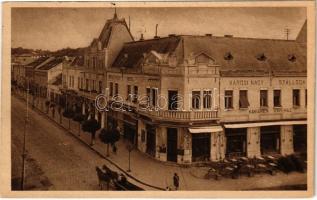 1938 Léva, Levice; Városi nagy szálloda és kávéház / hotel and cafe + &quot;1938 Léva visszatért&quot; So. Stpl