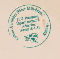 Rubint Ávrahám Péter (1959-): Sailing, 2016. Olaj, karton, jelzett, hátoldalán Rubint Ávrahám Péter ...