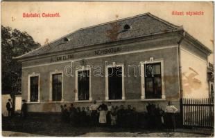 1911 Csécs, Cecejovce; Állami elemi népiskola / elementary school (fl)