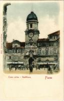 Fiume, Rijeka; Torre civica / Stadtthurm / clock tower (fl)