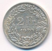 Svájc 1920B 2Fr Ag T:2- patina, kis ph Switzerland 1920B 2 Francs Ag C:VF patina, small edge error Krause KM#21