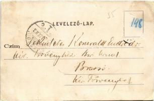 1903 Tiszalök, Tisza-Lök; Fő utca, a tiszalöki rév Tardos (Tiszatardos) felől nézve (r)