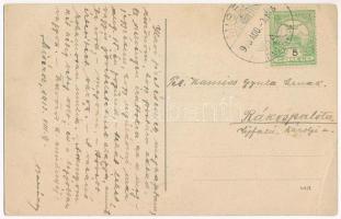 1913 Misérd, Mischdorf, Nové Kosariská (Dénesdtorcsmisérd, Dunajská Luzná); Fő utca, Evangélikus tem...