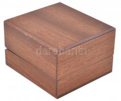 Bogner automata szerkezetű chronográfos férfi karóra, bőr szíjjal, működik, fadobozban, d:37mm