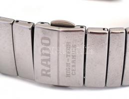 Rado quartz férfi karóra, titán alapú kerámia szíjjal, működik, dobozban, korának megfelelő állapotb...