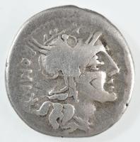 Római Köztársaság / Róma / Marcus Servilius Kr.e. 116. Denár Ag (3,54g) T:3
Republic of Rome / Rome...