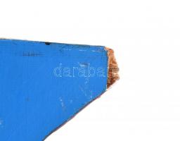 D Wolfe jelzéssel: Absztrakt kompozíció. 1970 körül, feltehetően kaliforniai művész, olaj, rétegelt ...